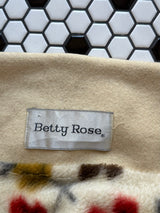 Vintage 1960s Betty Rose Wool Coat Cream M