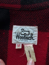 Vintage 1970s Woolrich Classic Red Buffalo Plaid Jacket Men's M