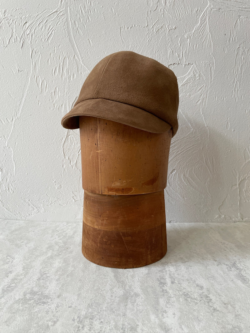 Vintage Cherry & Webb Clay Brown Suede Riding Hat - We Thieves