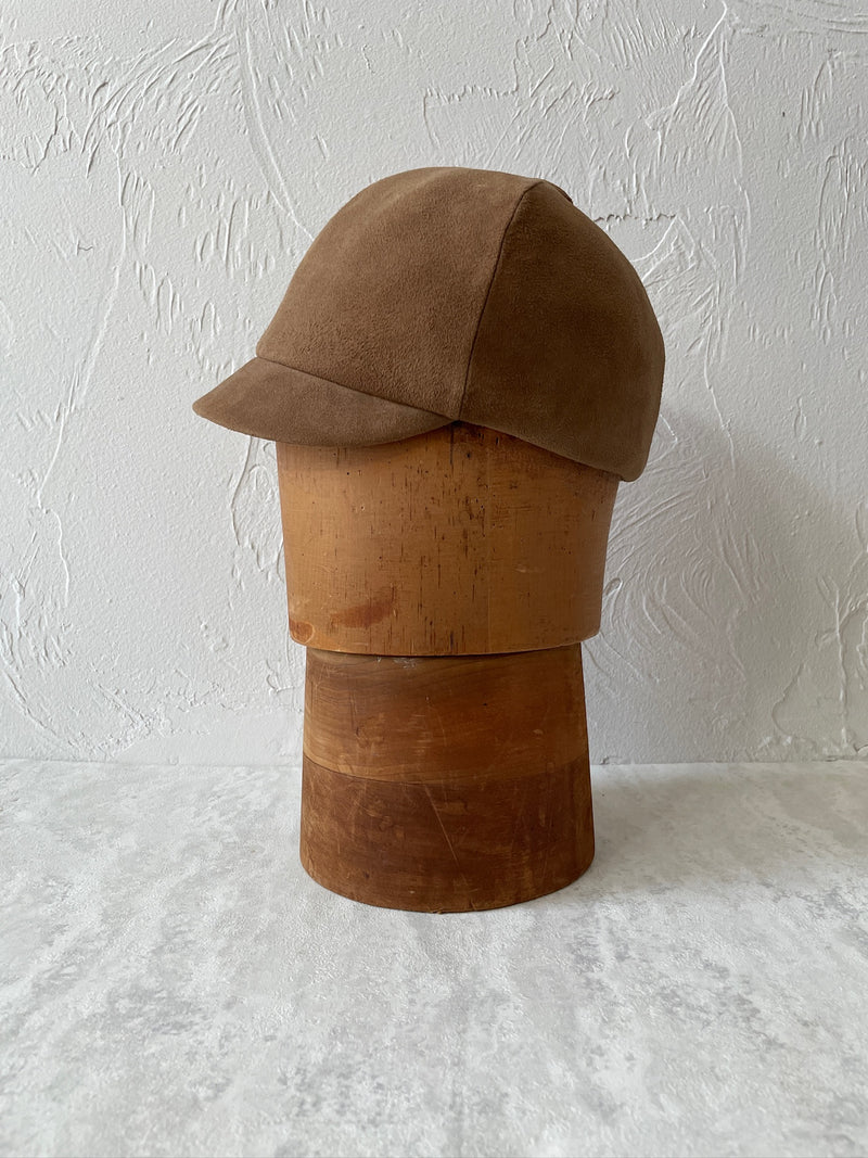 Vintage Cherry & Webb Clay Brown Suede Riding Hat - We Thieves