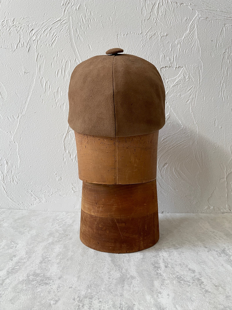 Vintage Cherry & Webb Clay Brown Suede Riding Hat - We Thieves