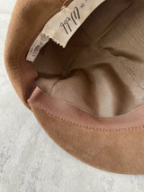 Vintage Cherry & Webb Clay Brown Suede Riding Hat - We Thieves