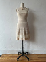 Vintage Missoni Cream Knit Sleeveless Dress S - We Thieves