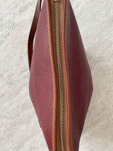 Vintage Dooney & Bourke Brick Red Pebbled Leather Handbag - We Thieves