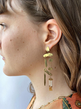 Driftwood Mobile Brass Earring - We Thieves