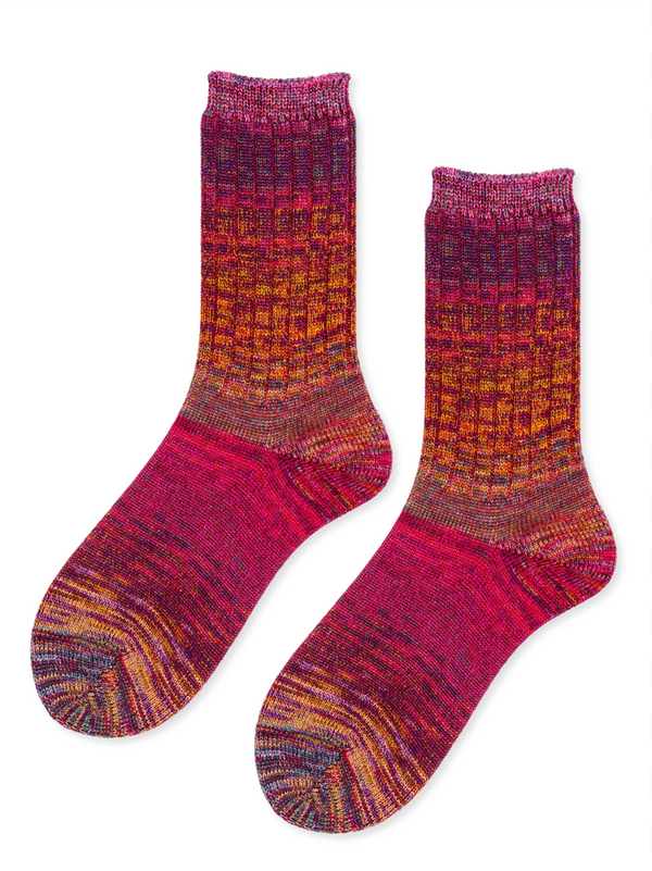 Cosmic Space Dye Crew Sock | Cassiopeia - We Thieves