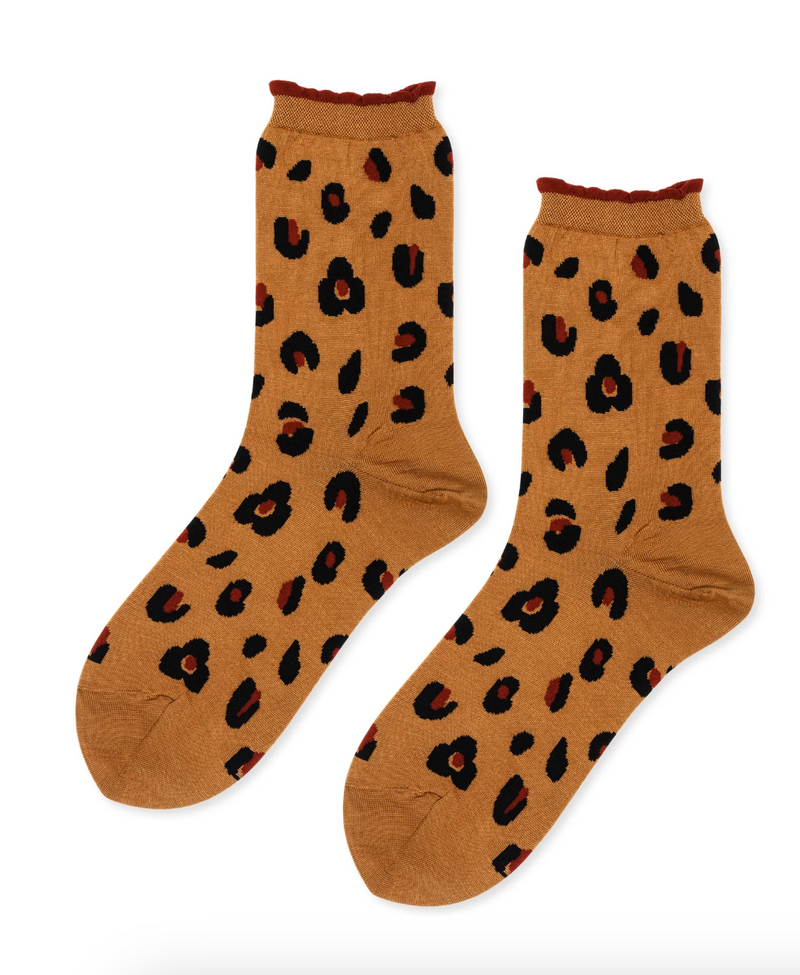 Cheetah Crew Sock - We Thieves