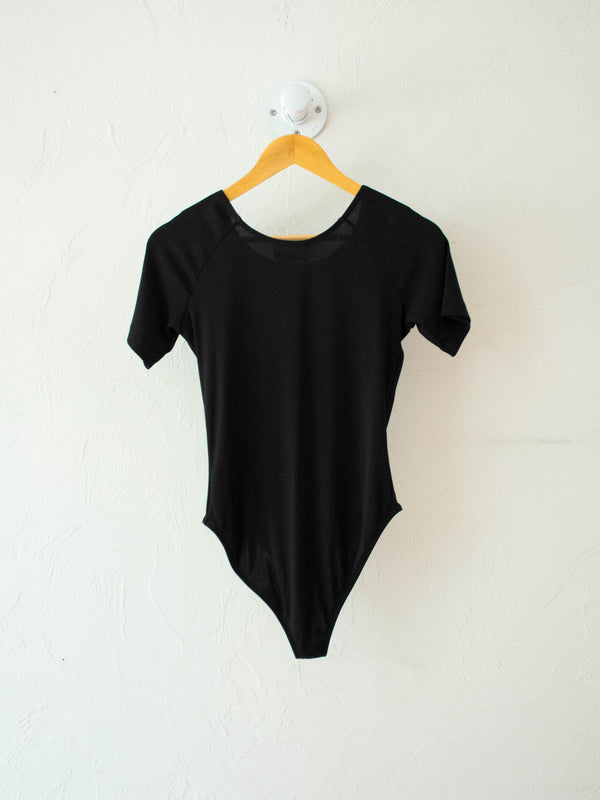 Vintage Krizia Ribbed Black Bodysuit S/M - We Thieves