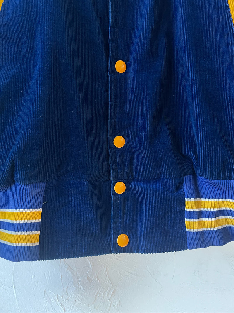 Vintage Montgomery Hockey Corduroy Letterman Jacket L/XL - We Thieves