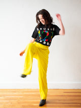 Vintage Missoni Slinky Yellow Knit Easy Pant S/M - We Thieves