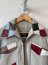 Vintage 1970s/80s Patchwork Leather Jacket M - We Thieves