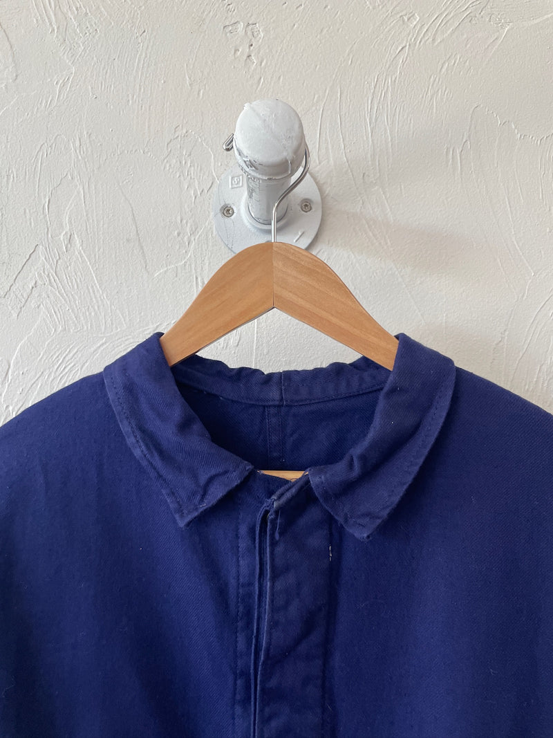 Vintage Heavyweight European Workwear Blue Chore Coat L - We Thieves
