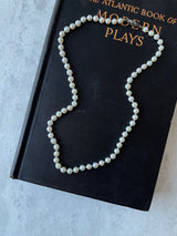 Vintage 16" 14k White Gold 5mm Pearl Necklace