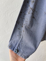 Vintage Thrashed + Paint Splattered European Workwear Jacket L - We Thieves