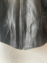 Vintage Fashions By Rose Dark Brown Leather & Suede Motorcycle Jacket M/L - We Thieves