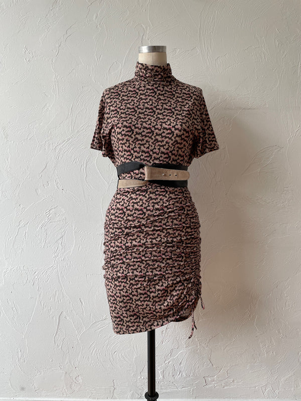 Vintage Isabel Marant Etoile Pink/Green Ikat Jersey Dress S - We Thieves