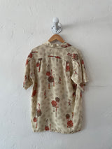 Vintage Liberty House Unisex Hawaiian Silk Shirt L