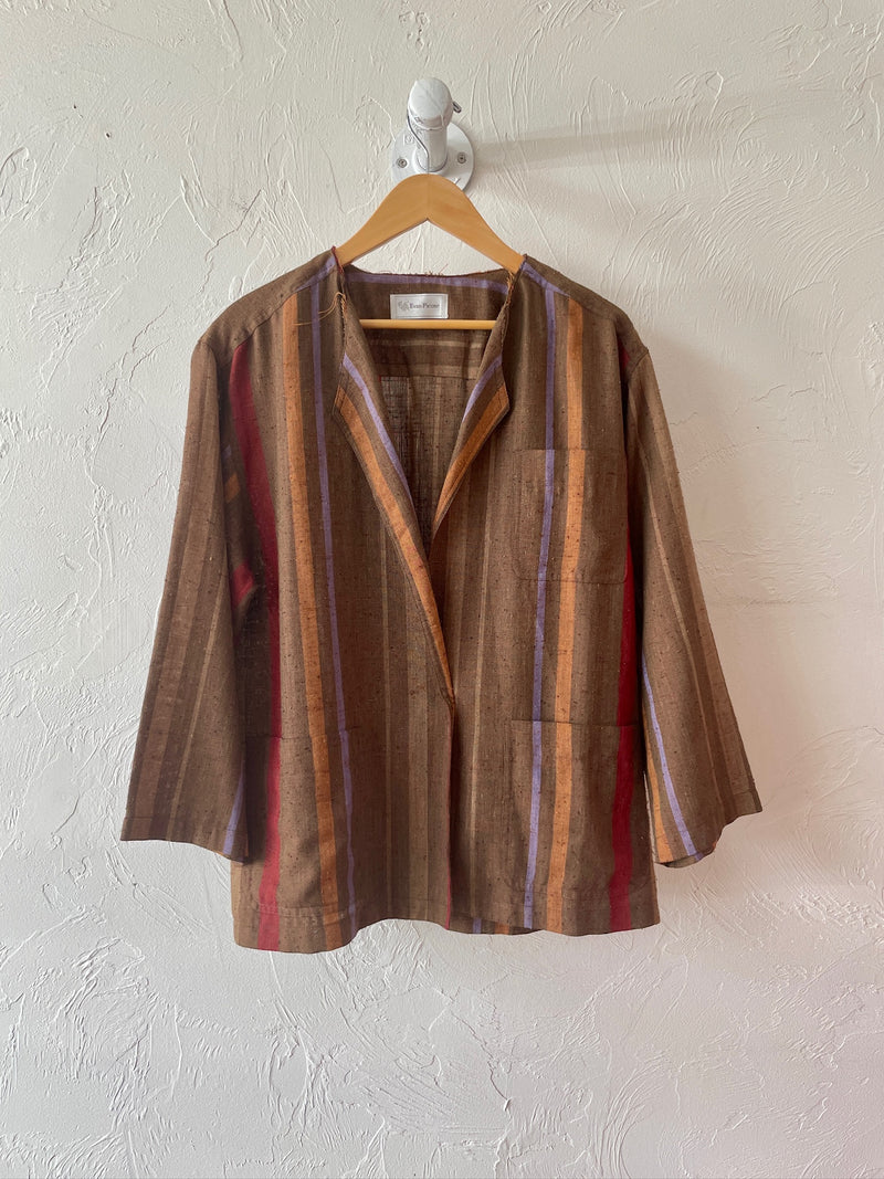 Vintage Evan Picone Autumnal Chore Coat/Open Jacket M/L - We Thieves