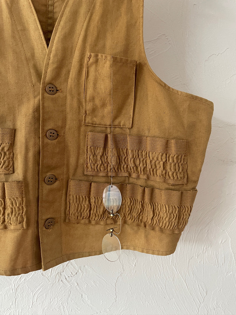 Vintage JC Higgins Mustard/Camel Hunting Vest M/L - We Thieves