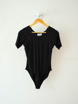 Vintage Krizia Ribbed Black Bodysuit S/M - We Thieves