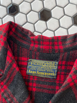 Vintage Pendleton Grey and Red Wool Coat S/M - We Thieves
