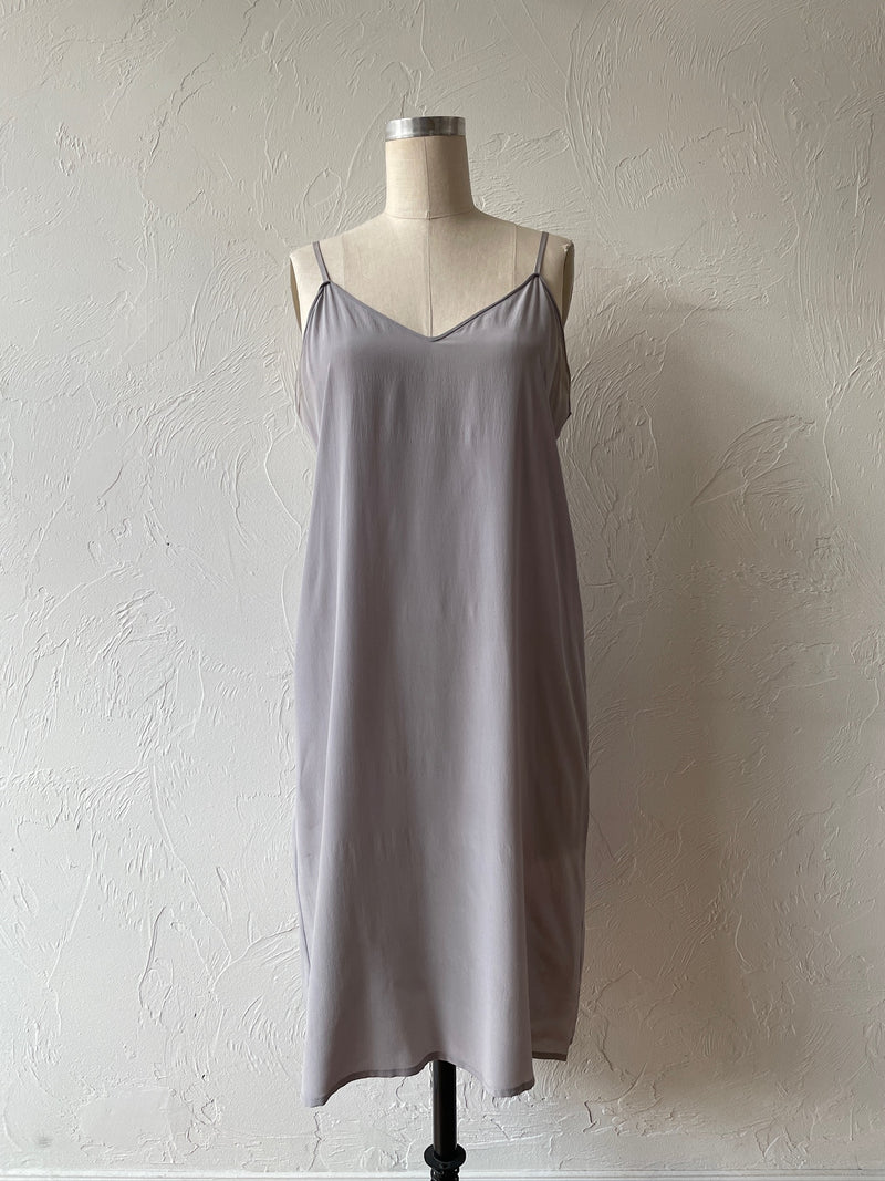 Vintage Silvery Grey Mesh Dress with Floral Beading S/M