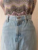 Vintage 90s GAP Lightwash Denim Pencil Skirt L - We Thieves