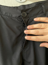 Vintage 90s Helmut Lang Black Nylon High-Waisted Pants M - We Thieves