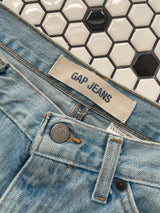 Vintage 90s GAP Lightwash Denim Pencil Skirt L - We Thieves