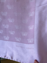 Vintage Bottega Veneta Pink Butterfly Silk Scarf (As-Is) - We Thieves