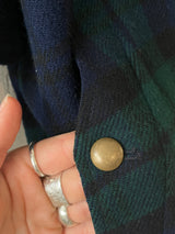 Vintage 1980s Pendleton Green/Navy Wool Sport Jacket Women's M - We Thieves