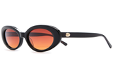 Sweet Leaf Black Frame Rosewood Sunset Lens