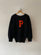 Vintage 1940s Princeton University Hand-Loomed Wool Sweater L