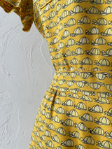 Vintage 1960s Hermès Silk Jockey Print Dress Size 42 - We Thieves