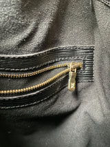 Vintage Louis Vuitton Black Leather Bucket Bag