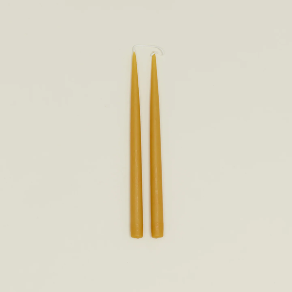 100% Beeswax Taper Candles 9" inch - We Thieves