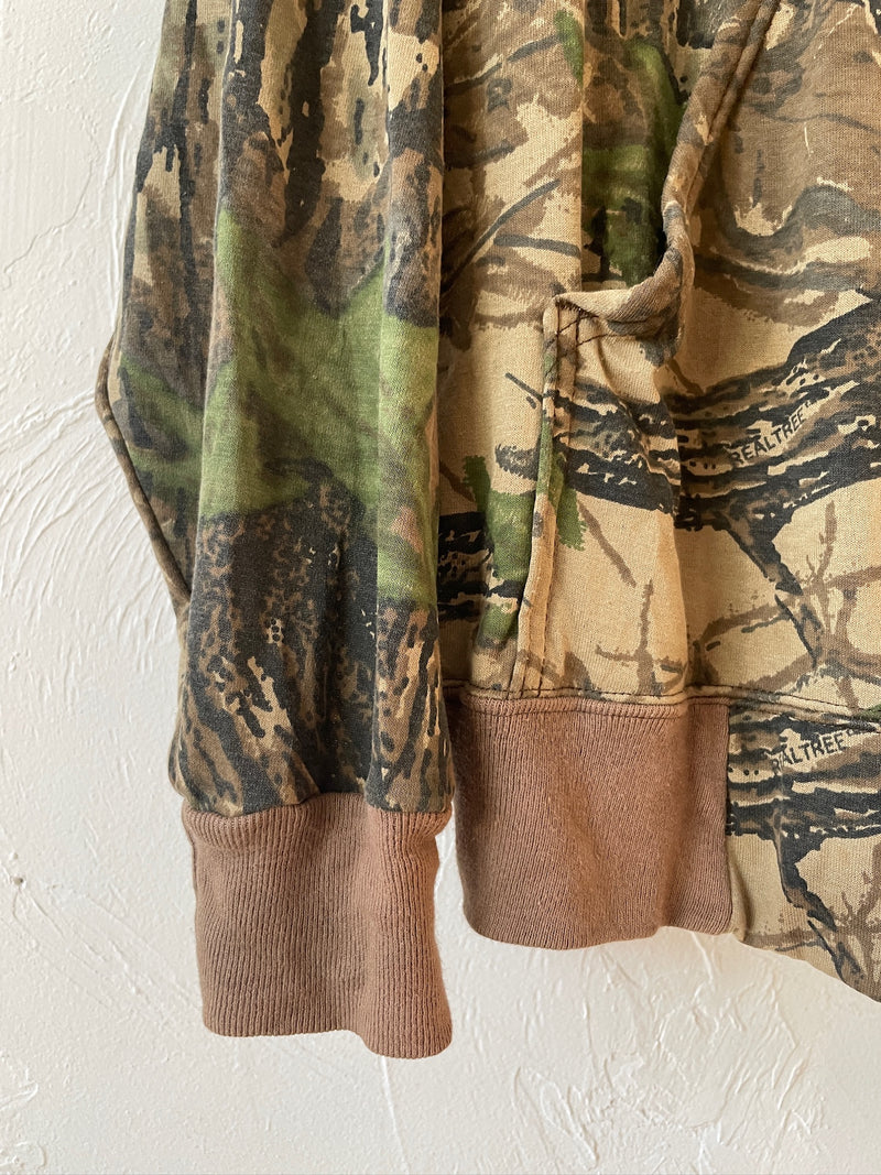 Vintage RealTree Camo Zip-Up Hoodie Sweatshirt M/L - We Thieves