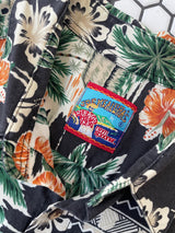Vintage Reyn Spooner Palms + Flowers Hawaiian Shirt L - We Thieves
