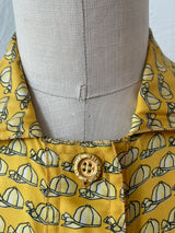 Vintage 1960s Hermès Silk Jockey Print Dress Size 42 - We Thieves