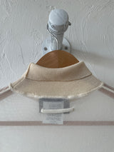 Vintage Jean Paul Gaultier Maille Femme White Mesh Knit Turtleneck L - We Thieves