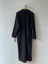 Vintage 1980s Eileen Fisher Brown Oversized Wool Duster S/M/L - We Thieves