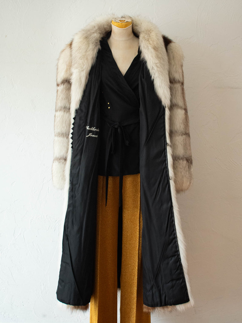 Vintage Canadian Bespoke Two-Tone Fur Coat M/L - We Thieves