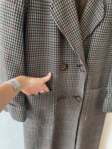 Vintage Brooks Brothers Houndstooth Wool Winter Coat M/L - We Thieves