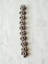 Vintage Sterling Segmented Flower Bracelet - We Thieves