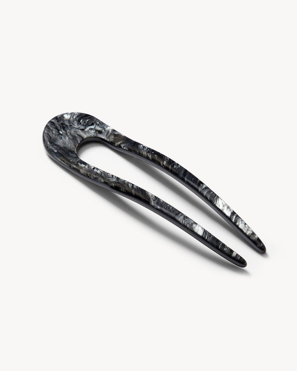 Machete Hair Pin in Obsidian