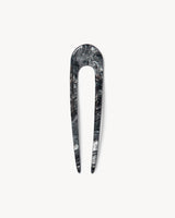 Machete Hair Pin in Obsidian