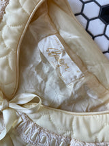 Vintage 1960s Quilted Butter Yellow Capelet M/L - We Thieves