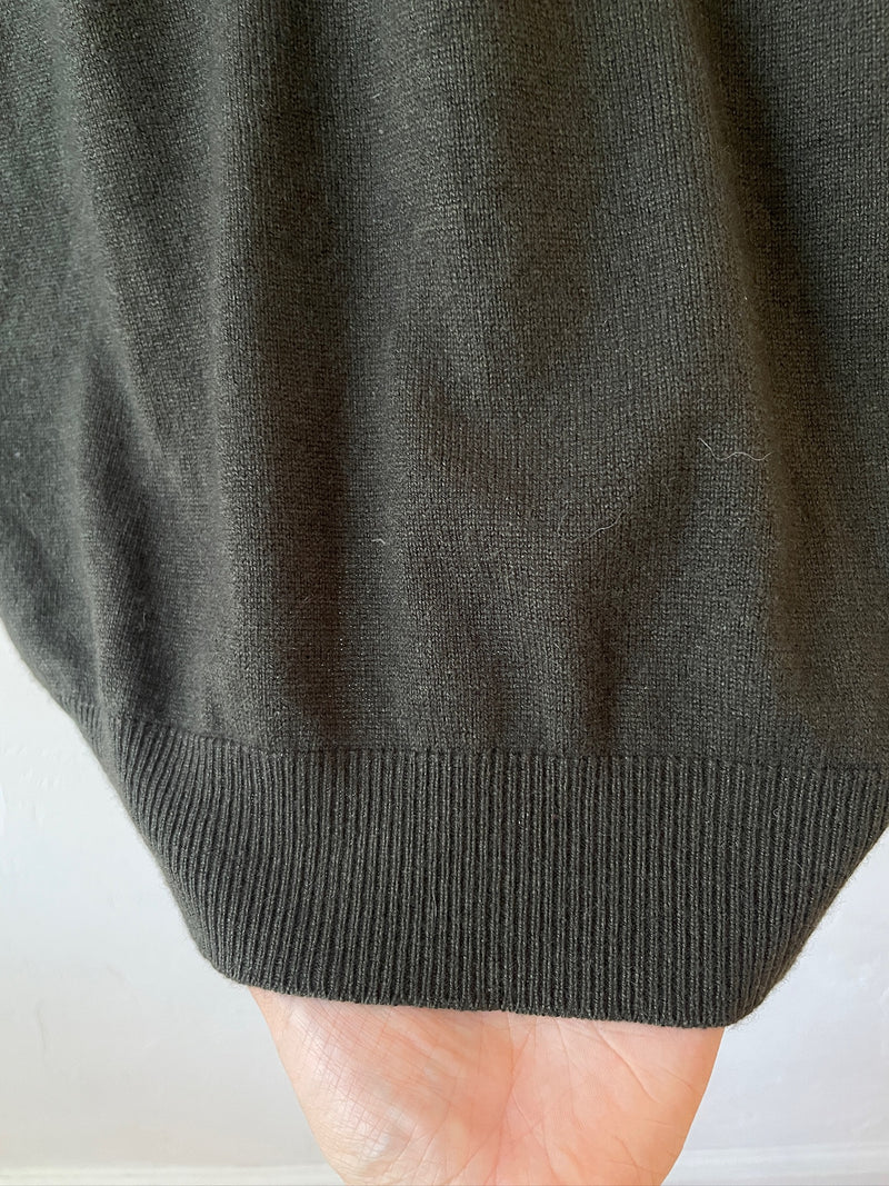 Vintage Brunello Cucinelli Dark Army Green Cashmere/Silk Blend Sweater S/M - We Thieves