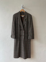 Vintage Brooks Brothers Houndstooth Wool Winter Coat M/L - We Thieves