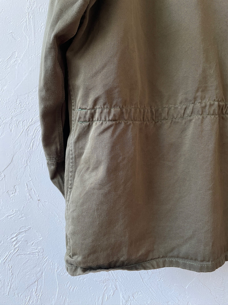 Vintage European Heavy Green Military Jacket L/XL - We Thieves